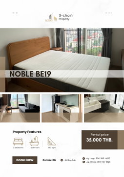 💎🌆 For rent 💖✨ NOBLE BE19 ✨ NO-118