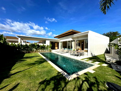 Houses for rent : Trichada Breeze Phuket, Private Pool Villa 3 Beds 3 Baths for rent in Thalang, Phuket / add line : numfonz_waldorf