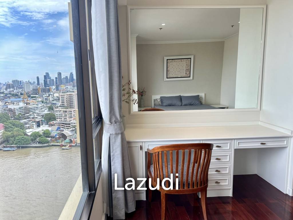 รูป คอนโดรีโนเวทใหม่ 2 ห้องนอน 2 ห้องน้ำ วิวแม่น้ำ ชั้น 20 ขนาด 137 ตร.ม. ที่บ้านเจ้าพระยาคอนโด สำหรับเช่า - รูปที่ 23/32