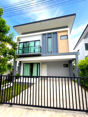 เช่าบ้านแฝด ปทุมธานี :  ให้เช่า ECO HAUS วงแหวน–ลำลูกกา คลอง 5  ขนาด 35.3 ตร.ว. แบบ 3 ห้องนอน  3 ห้องน้ำ