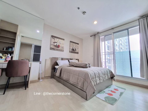 For rent❗️"𝐑𝐡𝐲𝐭𝐡𝐦 𝐑𝐚𝐭𝐜𝐡𝐚𝐝𝐚" 1 Bedroom 46 Sq.m. | Pool View | Near MRT-Ratchada
