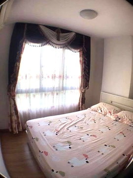 Condo for rent at Den Vibhavadi: 1-bedroom unit, 29 sq.m., Building A, 4th floor, corner unit – only 6,000 THB!