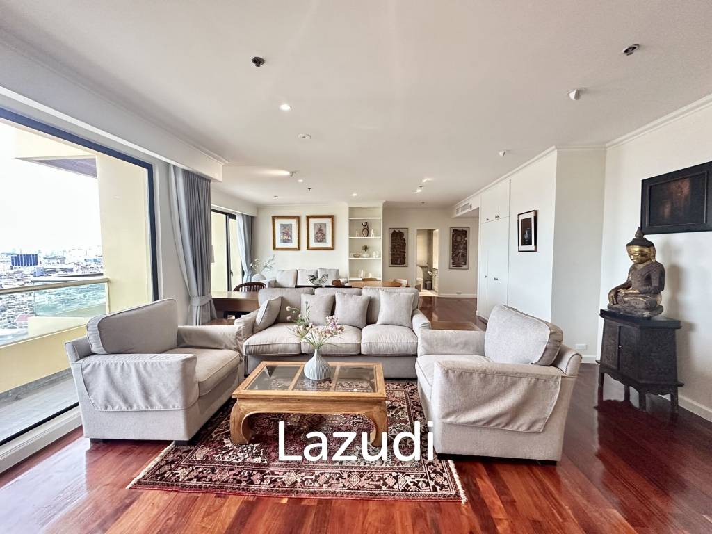 รูป คอนโดรีโนเวทใหม่ 2 ห้องนอน 2 ห้องน้ำ วิวแม่น้ำ ชั้น 20 ขนาด 137 ตร.ม. ที่บ้านเจ้าพระยาคอนโด สำหรับเช่า - รูปที่ 1/32