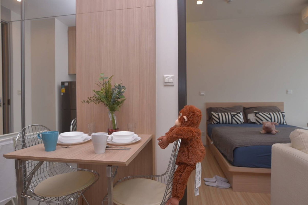 รูป 🏢 🌟ให้เช่า M Jatujak condo 1 ห้องนอน 33 ตร.ม เฟอร์นิเจอร์ครบ 🌟 - รูปที่ 6/13
