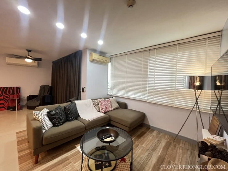 รูป 🌟  The Clover thonglor   ( 261031 ) Size 115 SQ.M Type 3 Bedroom 2 Bathroom On the 5th Floor  Rental.65,000 THB - รูปที่ 7/8
