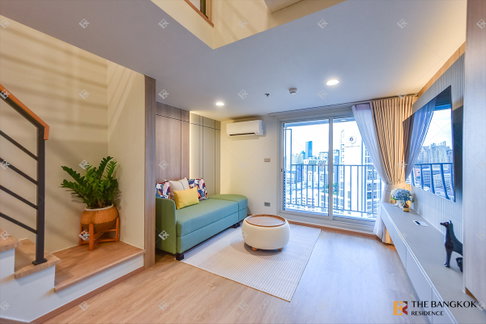  💖💖 Rental Condo 🌿 Culture Chula 2BR 57 sq.m. 55K ✨ New High-Floor Unit with Unblocked View Ready to Move In Near MRT Sam Yan 