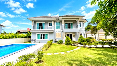 เช่าบ้านเดี่ยว เชียงใหม่ : ให้เช่า Pool Villa หลังใหญ่โครงการธนาพรปาร์คโฮม 5 โซนสันทราย   พร้อมเฟอร์นิเจอร์ครบทุกห้อง ใกล้เซนเฟส , ม.พายัพ , Meta Mall , โรงเรียนนานาชาติหลายแห่ง
