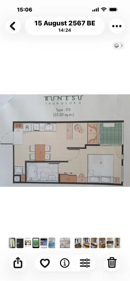 picture 1 Bedroom Condo for sale at Runesu Thonglor 5 6858497 - 3/3