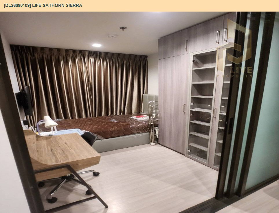 รูป DL26090109 ให้เช่าคอนโด ไลฟ์ สาทร เซียร์รา (Life Sathorn Sierra) ใกล้ BTS ตลาดพลู พร้อมเข้าอยู่ โทรด่วน 0653619502 LineID @952jdxxk - รูปที่ 6/9