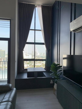 📌 For Rent Condo IDEO CHARAN 70 - RIVERVIEW Building 1, Floor 33,Duplex, Room size 36.00 sqm