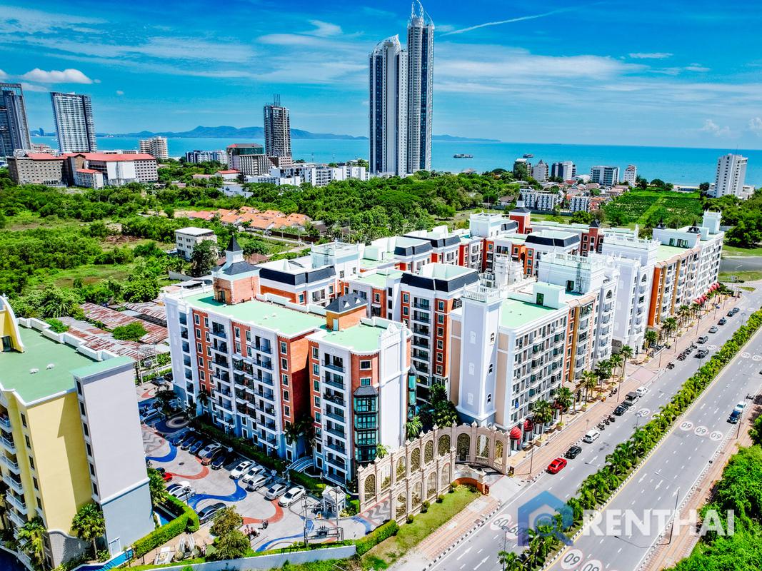 รูป ขาย 2 ห้องนอนในคอนโดสไตล์รีสอร์ตสวยๆ ใกล้หาดจอมเทียน - รูปที่ 24/25