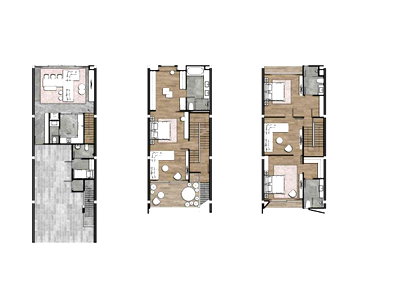 Townhouses for sale MRT Ratchadaphisek : Townhome for sale near Lat Phrao Intersection, opposite Union Mall