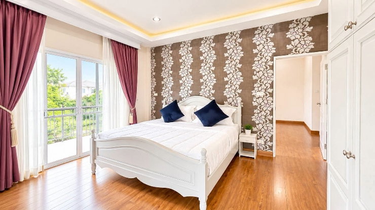 รูป ให้เช่า Pool Villa หลังใหญ่โครงการธนาพรปาร์คโฮม 5 โซนสันทราย   พร้อมเฟอร์นิเจอร์ครบทุกห้อง ใกล้เซนเฟส , ม.พายัพ , Meta Mall , โรงเรียนนานาชาติหลายแห่ง - รูปที่ 15/24