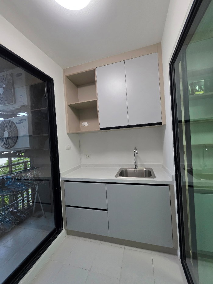 picture 1-bedroom condo, 26.34 sq.m., 7th floor. Fully renovated by Dodeco (nearly THB 300K). Modern design, move-in ready! - 4/10