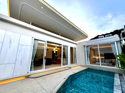 Houses for rent Muang Phuket Phuket : Pool Villa for Rent Rawai Phuket | 3BR 3BA | Private Pool | 120,000 THB/Month