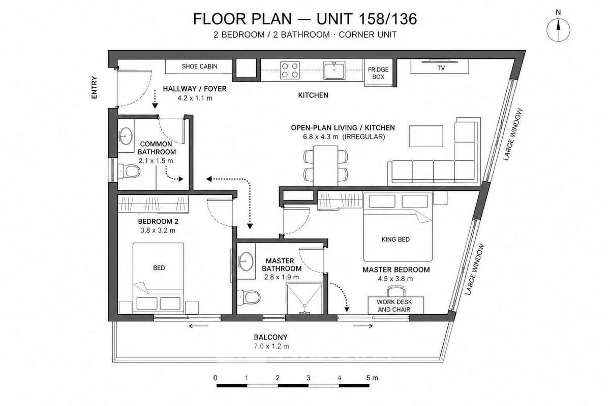 picture 24th-Floor 2-BR Baan Pathumwan Condominium Near BTS Ratchathewi (ID 3407463) - 9/9