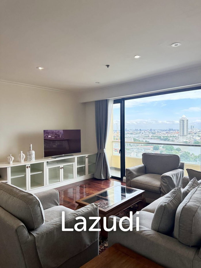 รูป คอนโดรีโนเวทใหม่ 2 ห้องนอน 2 ห้องน้ำ วิวแม่น้ำ ชั้น 20 ขนาด 137 ตร.ม. ที่บ้านเจ้าพระยาคอนโด สำหรับเช่า - รูปที่ 2/32