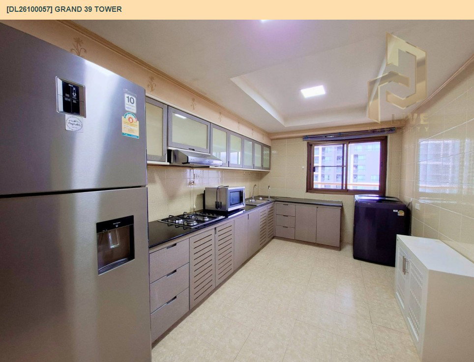 รูป DL26100057 ให้เช่าคอนโด แกรนด์ 39 ทาวเวอร์ (Grand 39 Tower) ใกล้ - พร้อมเข้าอยู่ โทรด่วน 0638692663 LineID @952jdxxk - รูปที่ 12/13