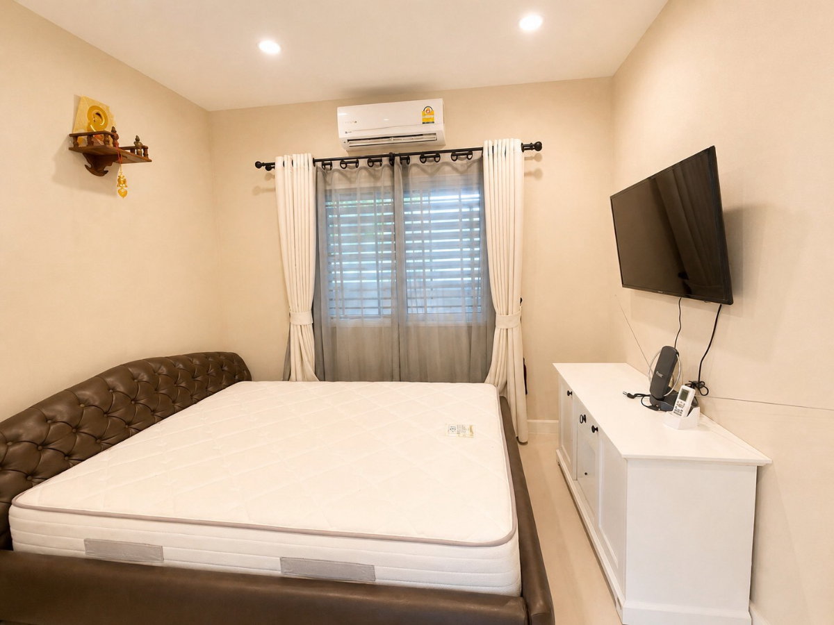 รูป 96072 - ขายบ้านเดี่ยวพร้อมอยู่ โครงการหมู่บ้านบุราสิริสันผีเสื้อ จังหวัดเชียงใหม่ เนื้อที่ 81 ตรว. หลังมุม ใกล้ช้างทองเฮอริเทจพาร์ค - รูปที่ 4/12