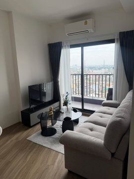 🏙️ For Rent: THE STAGE Mindscape Ratchada–Huai Khwang | Brand-new 2-bedroom unit—be the first tenant! Located just 250m from the MRT. ✨
