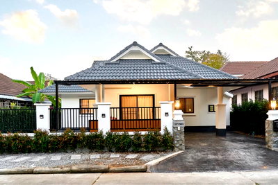 Houses for sale Muang Chiang Mai Chiang Mai : 🏙️ Urgent Sale! Only 3.95 Million THB – Free Transfer Fees! 🏡 Single-Storey House in Wang Tan Village, Hang Dong, Chiang Mai 📞063-664-9056
