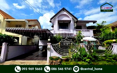 ขายบ้านเดี่ยว : บ้านเดี่ยว 2 ชั้น 50.1 ตร.ว พรรณิการ์ ถนนบางแวก บ้านพร้อมอยู่ สภาพดี ราคาถูก