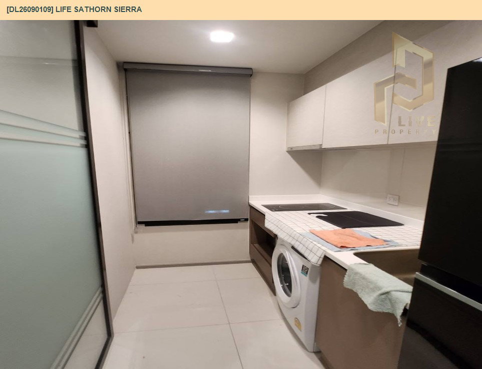 รูป DL26090109 ให้เช่าคอนโด ไลฟ์ สาทร เซียร์รา (Life Sathorn Sierra) ใกล้ BTS ตลาดพลู พร้อมเข้าอยู่ โทรด่วน 0653619502 LineID @952jdxxk - รูปที่ 8/9