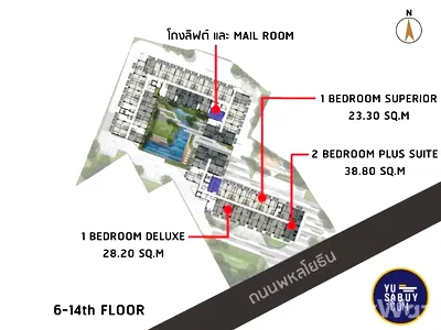 Condos for sale : 1 Bedroom Condo for sale at Knightsbridge​ Phaholyothin​ - Interchange​  6799619