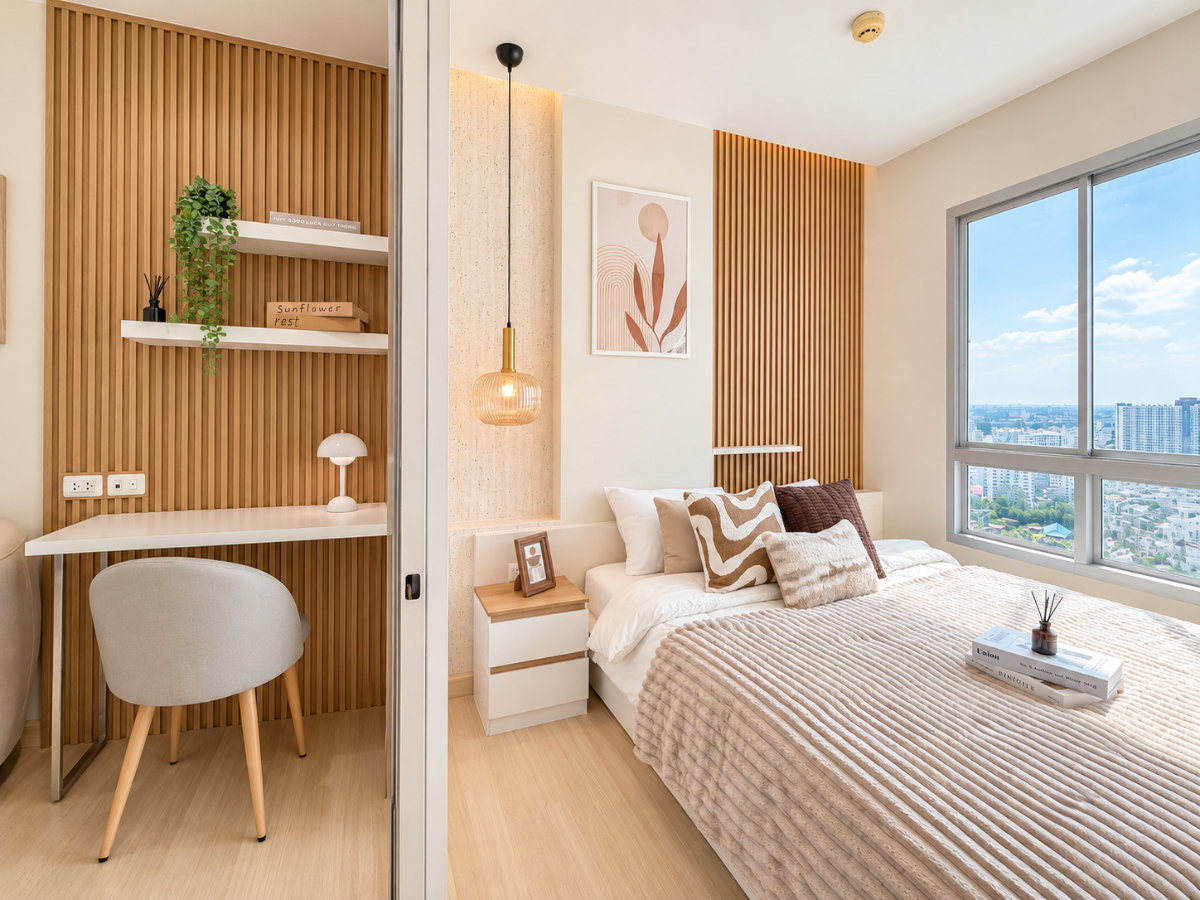 รูป ขายคอนโด The Trust Residence Pinklao ปิ่นเกล้า ชั้น 27 วิวแม่น้ำ รีโนเวทใหม่ 1.89 ล้าน - รูปที่ 6/13