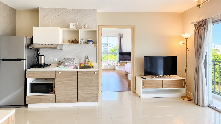 รูป ปล่อยเช่าด่วน! D Condo Nim ติดเซ็นทรัลเฟสติวัล เชียงใหม่ ห้องมุม 2 ห้องนอน 2 ห้องน้ำ วิวเมืองโล่ง ๆ ขนาดใหญ่ 60 ตร.ม. เพียง 25,000 บาท/เดือน!
- รูปที่ 2/7