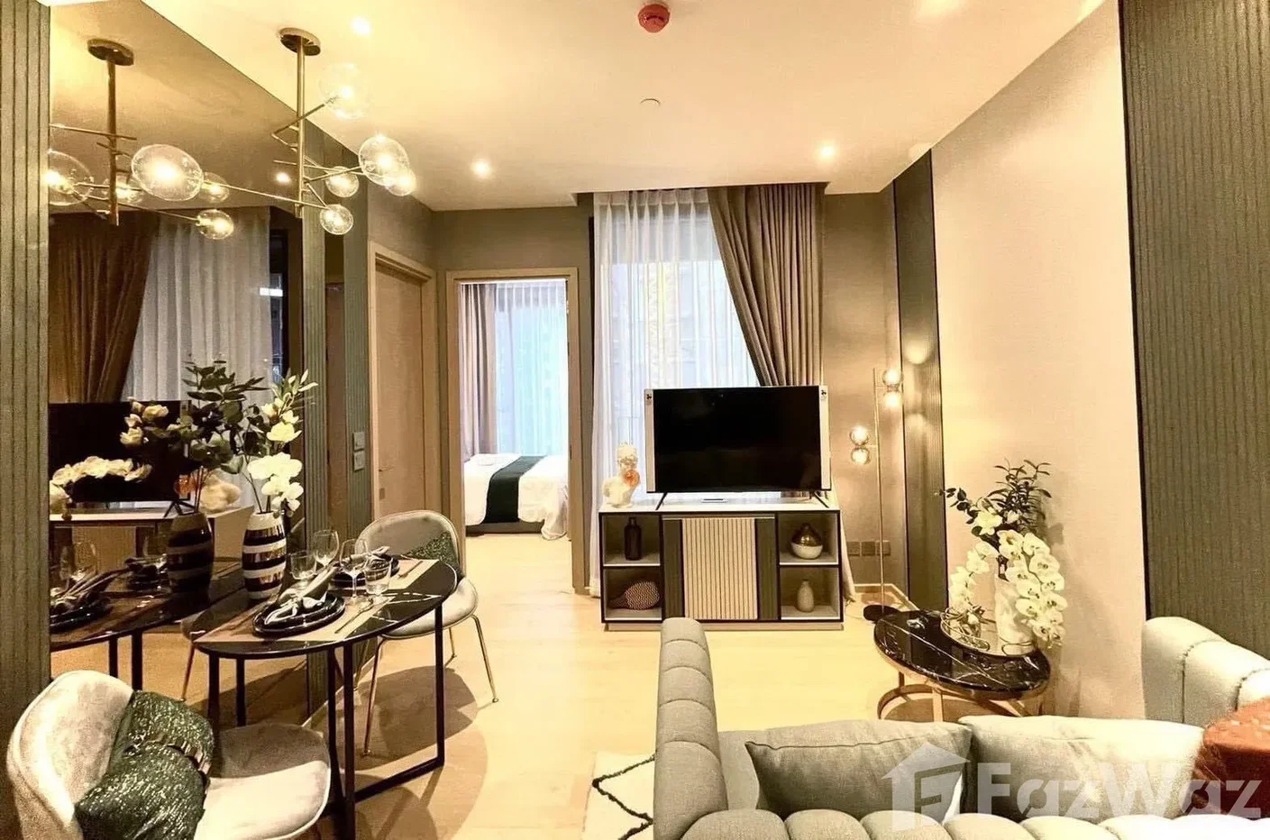 รูป คอนโดให้เช่า 1 ห้องนอน ในโครงการ แอชตัน อโศก - พระราม 9 5782287 - รูปที่ 2/5