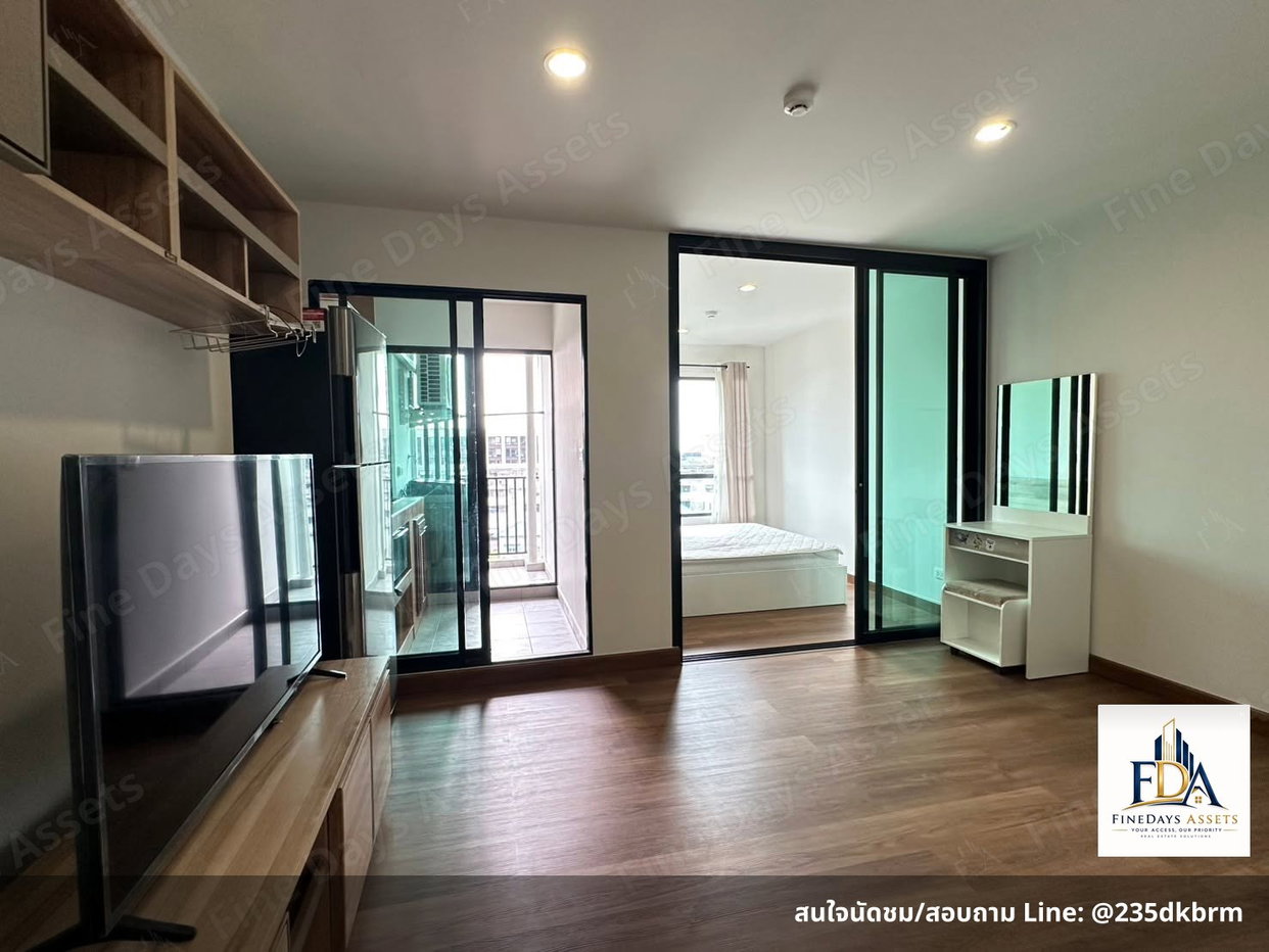 รูป FD-083955✨ ให้เช่าด่วน! รีช พหลโยธิน 52 (REACH Phahon Yothin 52) 1 ห้องนอน ห้องมุม แต่งครบ เครื - รูปที่ 3/11
