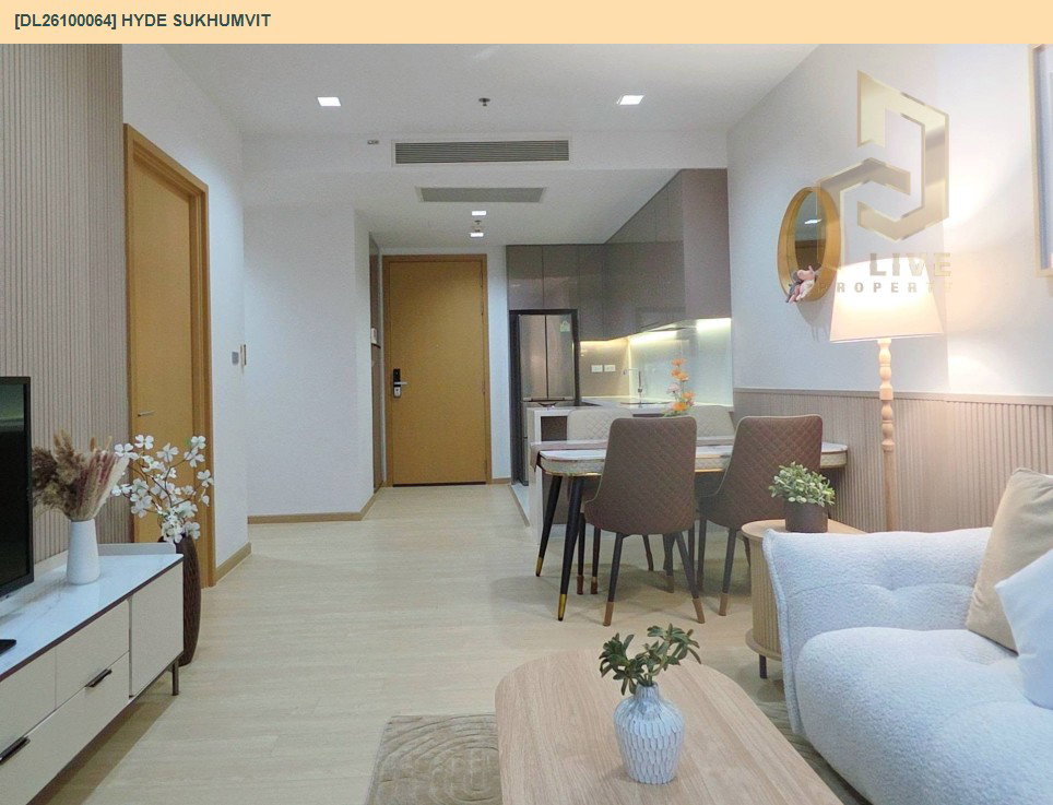 รูป DL26100064 ให้เช่าคอนโด ไฮด์ สุขุมวิท (Hyde Sukhumvit) ใกล้ BTS นานา พร้อมเข้าอยู่ โทรด่วน 0638692663 LineID @952jdxxk - รูปที่ 5/11