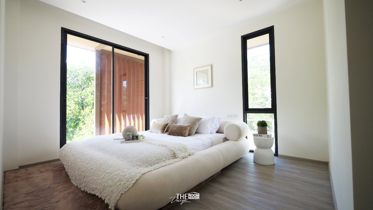 รูป ขายบ้านเดี่ยวหรูพร้อมผู้เช่า ปรีดี 42 | Minimal Modern 4 ห้องนอน พื้นที่ใช้สอย 401 ตร.ม. - รูปที่ 12/33