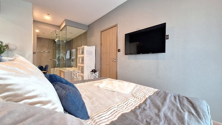 รูป 𝙁𝗼𝗿 𝗦𝗮𝗹𝗲🌲Condo The Astra Sky River ขนาด 73.11 ตรม.( 2 Bedroom plus ) 2 ห้องนอน 2 ห้องน้ำ ( อ่างอาบน้ำ )🏷7.9 ล้านบาท พร้อมโอน
 - รูปที่ 11/31