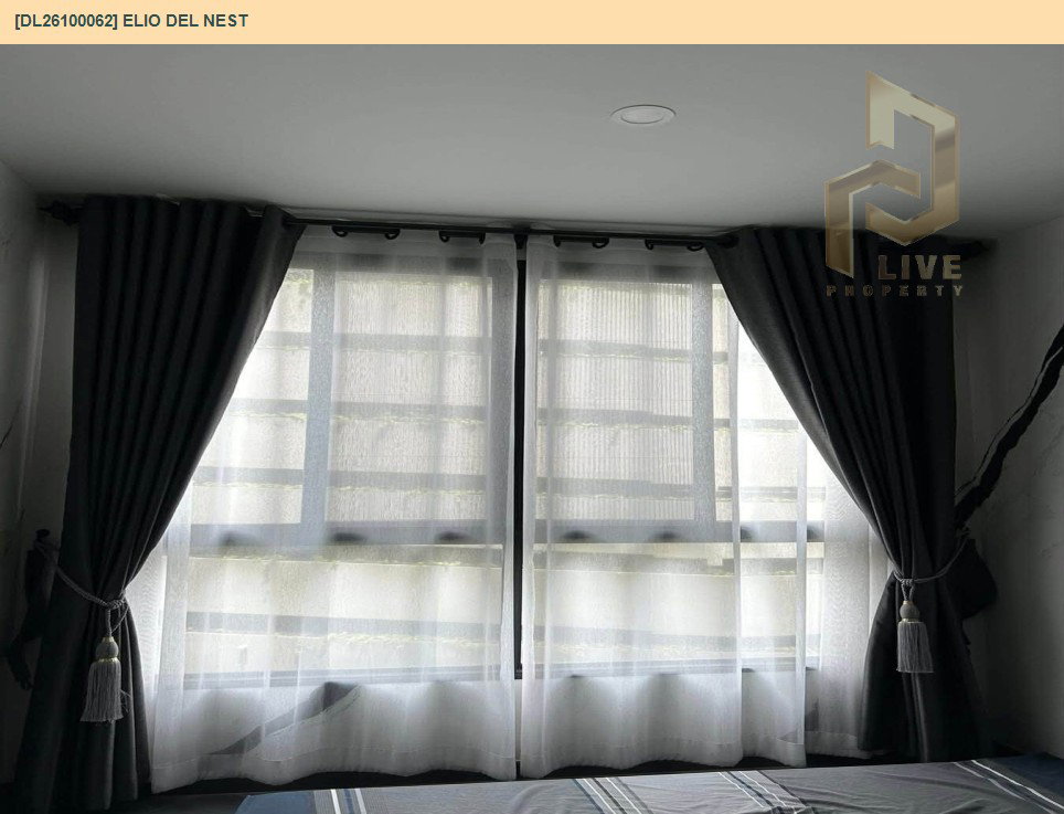 รูป DL26100062 ให้เช่าคอนโด เอลลิโอ เดล เนสท์ (Elio Del Nest) ใกล้ BTS อุดมสุข พร้อมเข้าอยู่ โทรด่วน 0614453194 LineID @952jdxxk - รูปที่ 6/11
