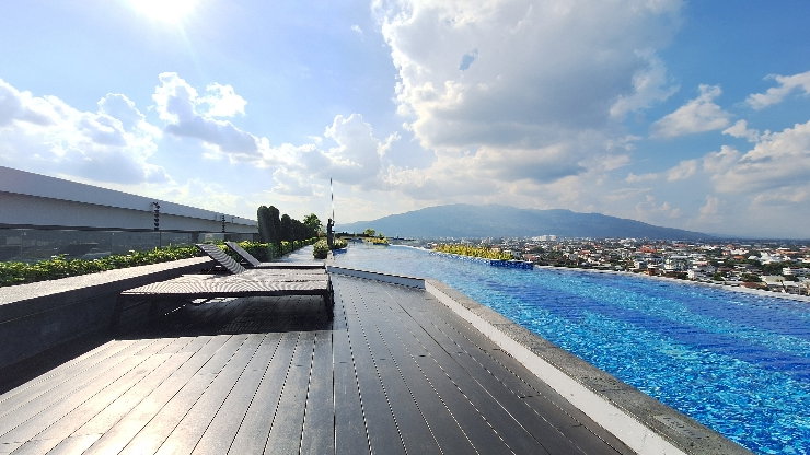 รูป 𝙁𝗼𝗿 𝗦𝗮𝗹𝗲🌲Condo The Astra Sky River ขนาด 73.11 ตรม.( 2 Bedroom plus ) 2 ห้องนอน 2 ห้องน้ำ ( อ่างอาบน้ำ )🏷7.9 ล้านบาท พร้อมโอน
 - รูปที่ 27/31