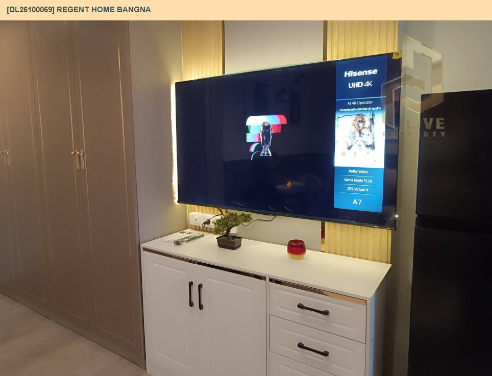 รูป DL26100069 ให้เช่าคอนโด รีเจ้นท์ โฮม บางนา (Regent home bangna) ใกล้ BTS บางนา พร้อมเข้าอยู่ โทรด่วน 0638692663 LineID @952jdxxk - รูปที่ 11/13