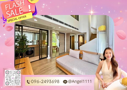 ✨🦄 Ready to move 🦄✨ The Crest Park Residences ห้องสวย✨ ระเบียงวิวสวน เฟอร์ครบจบในที่เดียว โทร 096-2493698 (TCR0001)