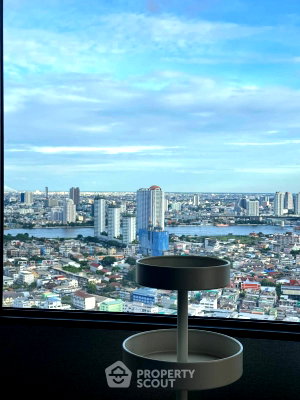 Condos for rent : 100m To BTS Wongwian Yai | 41F 1-BR Reference Sathorn-Wongwianyai (ID 3409411)
