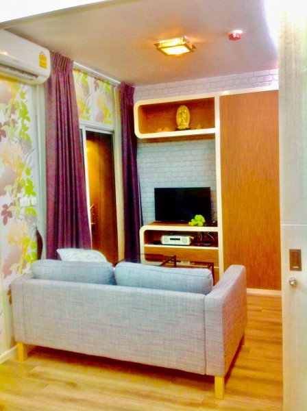 รูป เมืองทองธานี 900ม. 34.27ตร.ม.พร้อมเฟอร์ฯ Double Lake Condo เมืองทองธานี 1 นอน 1 น้ำ ชั้น7 ฝั่งทิศเหนือ ใกล้ตลาดบุญเจริญ - รูปที่ 5/8