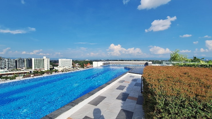รูป 𝙁𝗼𝗿 𝗦𝗮𝗹𝗲🌲Condo The Astra Sky River ขนาด 73.11 ตรม.( 2 Bedroom plus ) 2 ห้องนอน 2 ห้องน้ำ ( อ่างอาบน้ำ )🏷7.9 ล้านบาท พร้อมโอน
 - รูปที่ 28/31