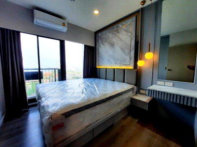คอนโดให้เช่า : R1331/ให้เช่าคอนโดวิวแม่น้ำเจ้าพระยา The Politan Aqua ชั้น 18 อาคาร B ตกแต่งบิวต์อินหรูครบเซ็ต ย้ายแอร์เพิ่มพื้นที่ตู้เสื้อผ้า พร้อมเข้าอยู่