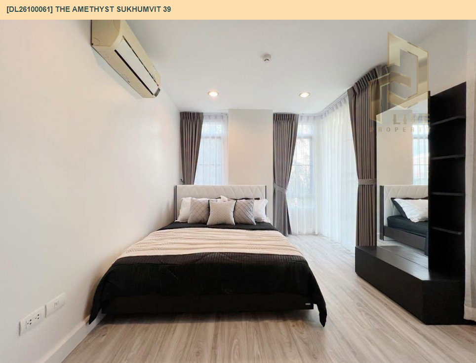 รูป DL26100061 ให้เช่าคอนโด ดิ อเมทิส สุขุมวิท 39 (The Amethyst Sukhumvit 39) ใกล้ BTS พร้อมพงษ์ พร้อมเข้าอยู่ โทรด่วน 0638692663 LineID @952jdxxk - รูปที่ 3/10