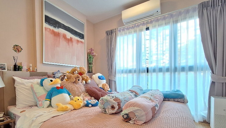รูป 𝙁𝗼𝗿 𝗦𝗮𝗹𝗲🌲Condo The Astra Sky River ขนาด 73.11 ตรม.( 2 Bedroom plus ) 2 ห้องนอน 2 ห้องน้ำ ( อ่างอาบน้ำ )🏷7.9 ล้านบาท พร้อมโอน
 - รูปที่ 20/31