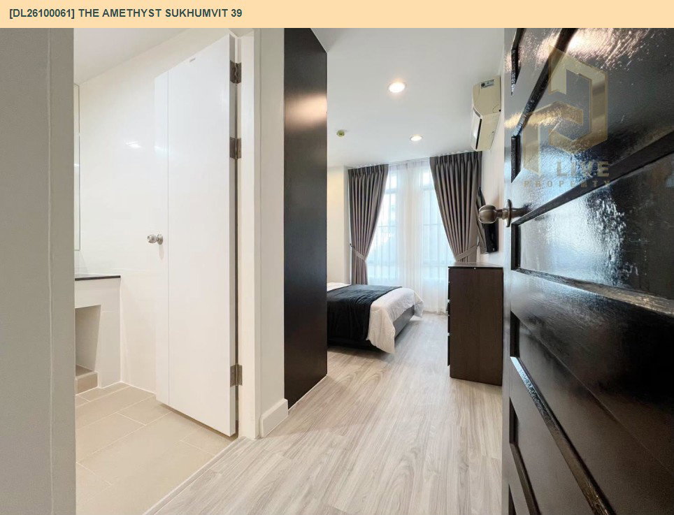 รูป DL26100061 ให้เช่าคอนโด ดิ อเมทิส สุขุมวิท 39 (The Amethyst Sukhumvit 39) ใกล้ BTS พร้อมพงษ์ พร้อมเข้าอยู่ โทรด่วน 0638692663 LineID @952jdxxk - รูปที่ 10/10