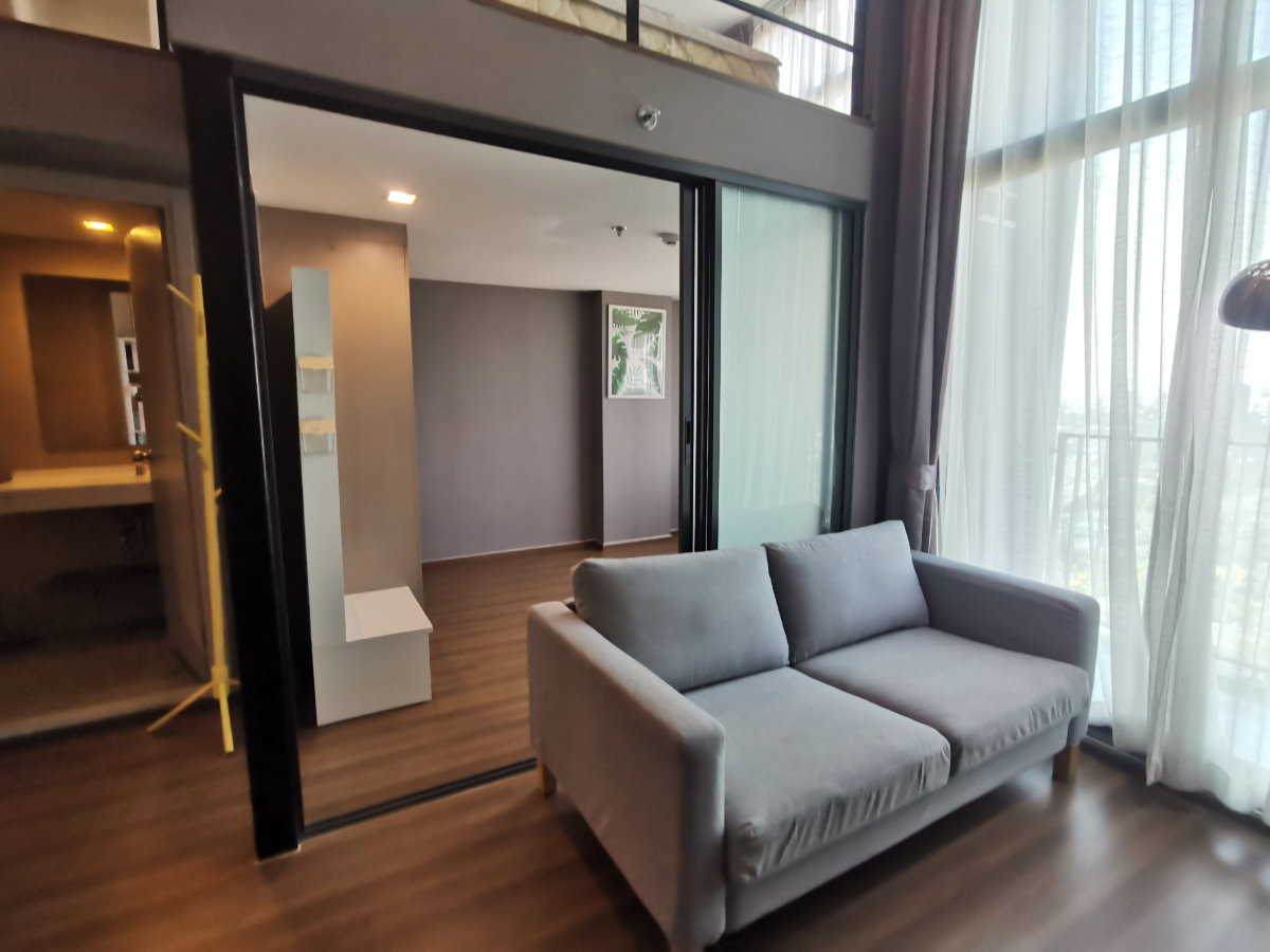 รูป 2 ห้องนอน 1 ห้องน้ำ Lofts style ชั้นสูง ที่ IDEO New Rama9 ห้องสวยตรงปก วิวเมือง - รูปที่ 6/36