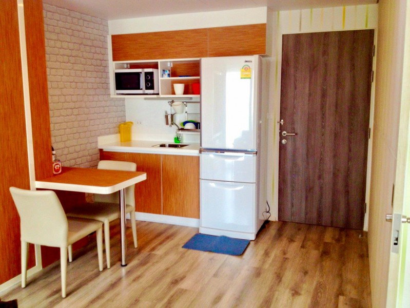 รูป เมืองทองธานี 900ม. 34.27ตร.ม.พร้อมเฟอร์ฯ Double Lake Condo เมืองทองธานี 1 นอน 1 น้ำ ชั้น7 ฝั่งทิศเหนือ ใกล้ตลาดบุญเจริญ - รูปที่ 1/8