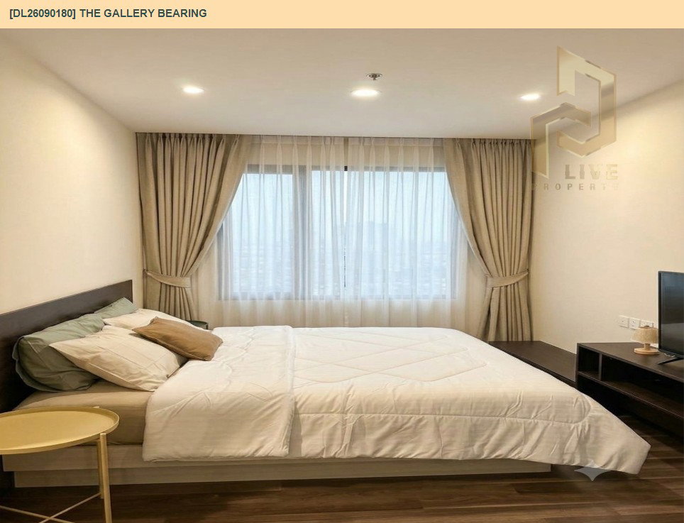 รูป DL26090180 ให้เช่าคอนโด เดอะ แกลเลอรี่ แบริ่ง  (The Gallery Bearing) ใกล้ BTS แบริ่ง พร้อมเข้าอยู่ โทรด่วน 0653619502 LineID @952jdxxk - รูปที่ 3/21