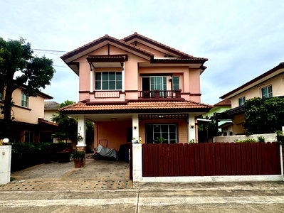บ้านเดี่ยว นนทบุรี : บ้านเดี่ยว ในโครงการระดับแลนด์แอนด์เฮ้าส์ ใกล้รถไฟฟ้าสายสีม่วง